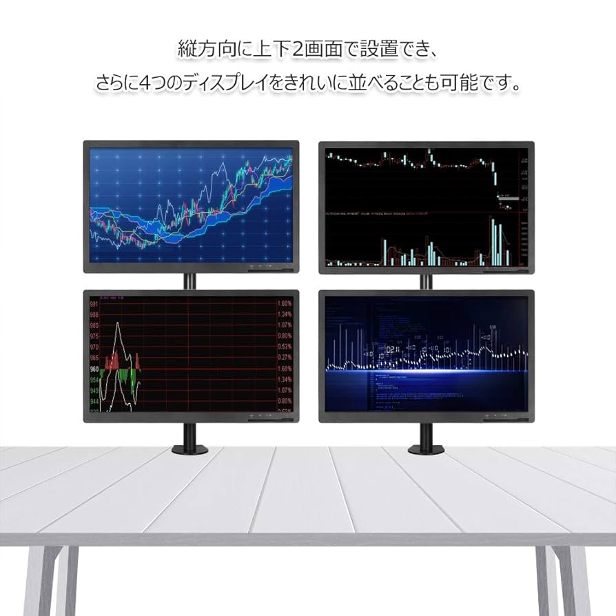 Amazon.co.jp: BESTEK モニターアーム ディスプレイアーム PC